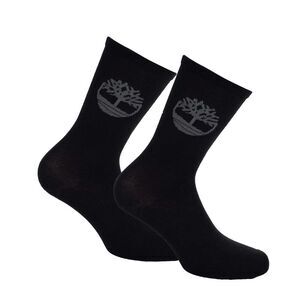 Timberland Mens Thermal Lightweight Crew Socks / Black